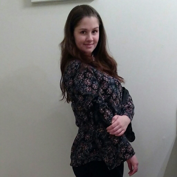 Tie Bell Sleeve Blouse - Picture 2 of 6